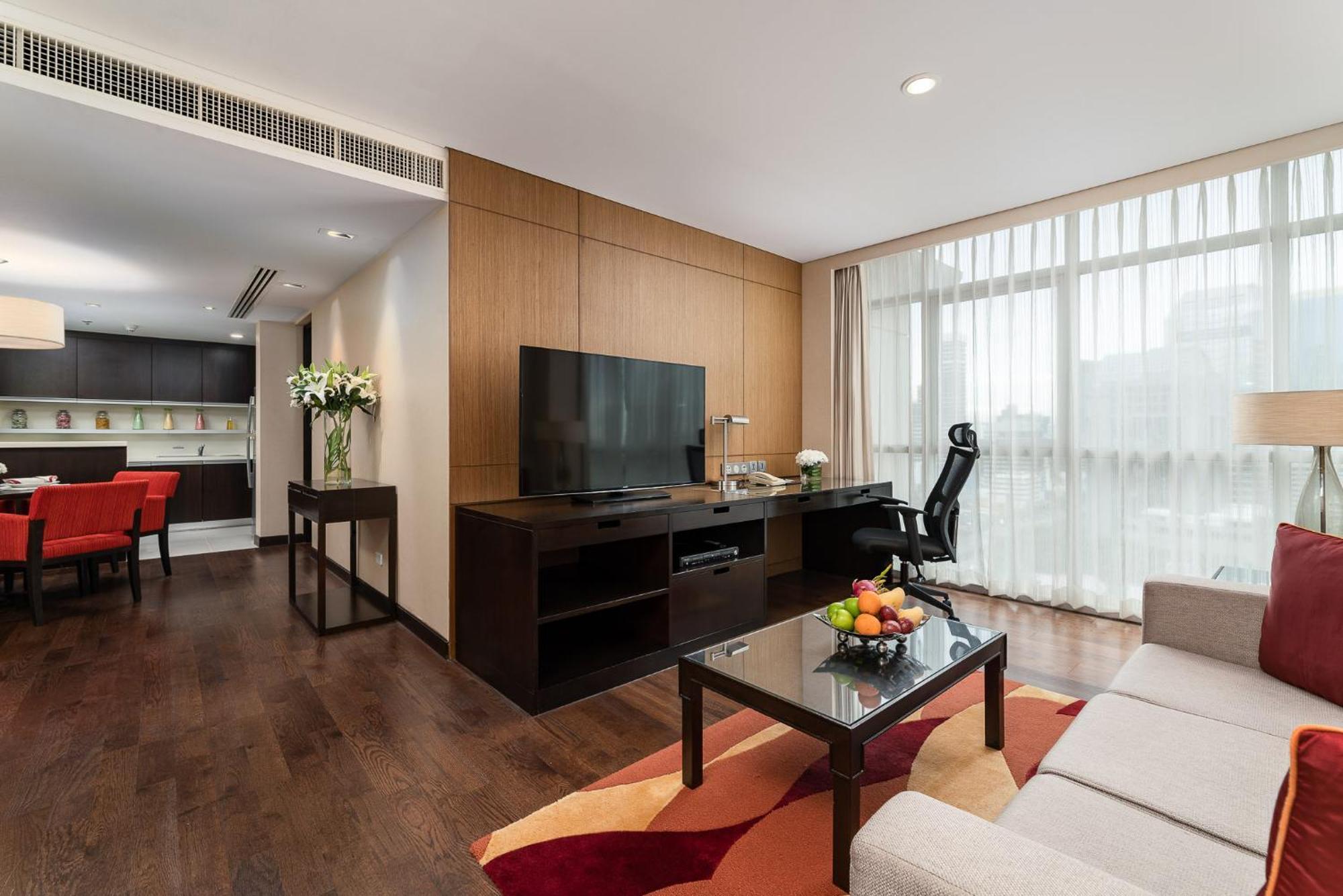 Sathorn Vista, Bangkok - Marriott Executive Apartments Bagian luar foto
